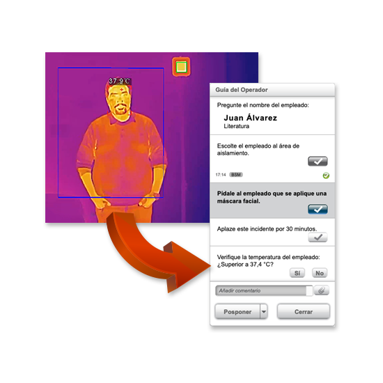 Indigovision Agora Thermal screening Activate Procedures Activate Procedures SPANISH