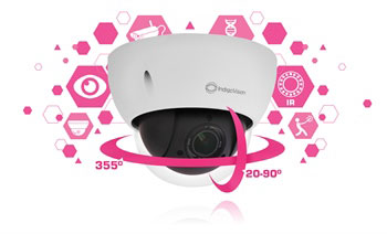 IndigoVision’s Neue GX HD Pan/Tilt Minidome. Kleine Kamera, Große Leistung.