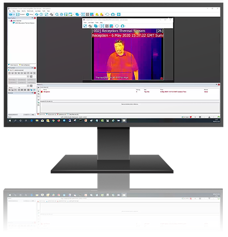 IndigoVision Control Center thermal temperature detection