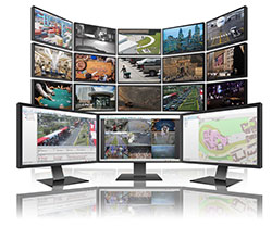 Mur d’images vidéo sur IP